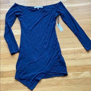 NWT Lovers + Friends|Navy Off-Shoulder Dress| XS